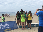 Fútbol y Voley en la playa del Cable