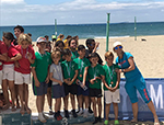 Fútbol y Voley en la playa del Cable