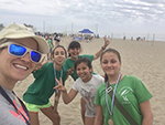 Fútbol y Voley en la playa del Cable