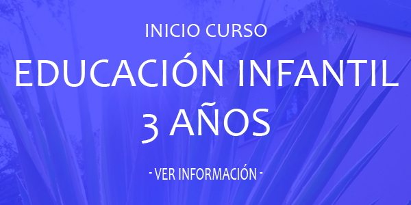 Inicio curso 3 años - Curso 2014-2015