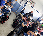 Fiesta Visita de antiguo profesorado y entrevistas del alumnado