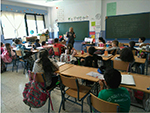 Fiesta Visita de antiguo profesorado y entrevistas del alumnado